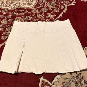 Women's Cream Mini Skirt